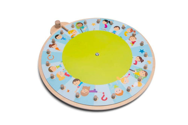 BS Toys Activiteitenrad Hout - Kinderspel