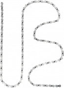 ketting Chorus 11S 1/2 x 11/128 inch staal zilver