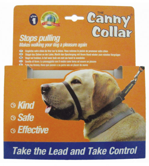 CANNY COLLAR ZWART NR 1 23-28 CM
