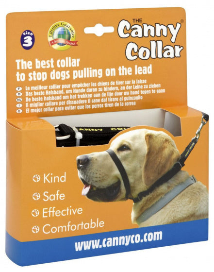 CANNY COLLAR ZWART NR 3 33-38 CM