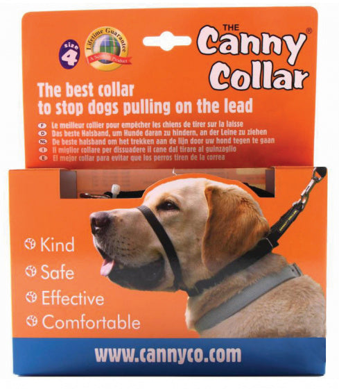 CANNY COLLAR ZWART NR 4 38-43 CM
