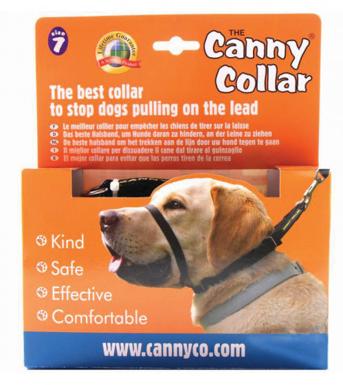 CANNY COLLAR ZWART NR 7 53-58 CM