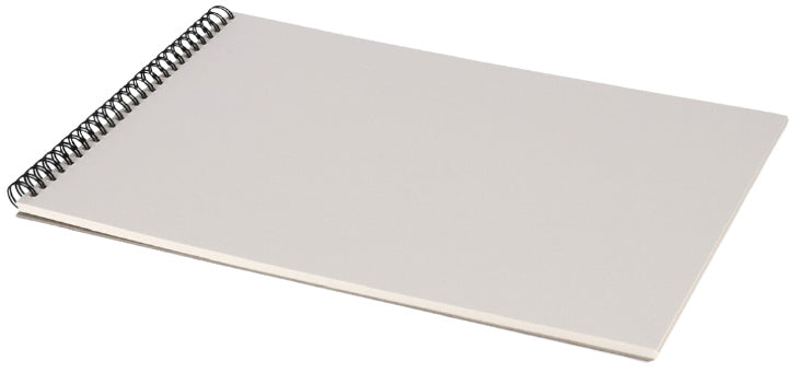 teken- en schilderblok A4 papier/staal wit