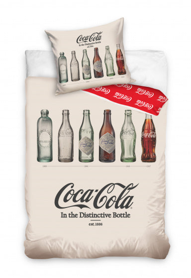 dekbedovertrek Coca Cola junior 140 x 200 cm katoen
