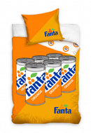 dekbedovertrek Fanta junior 140 x 200 cm katoen oranje