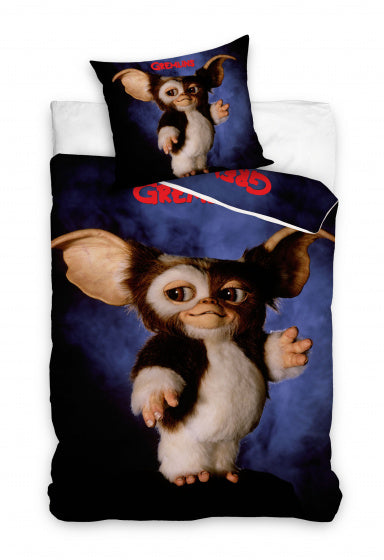 dekbedovertrek Gremlins Gizmo 140 x 200 cm zwart