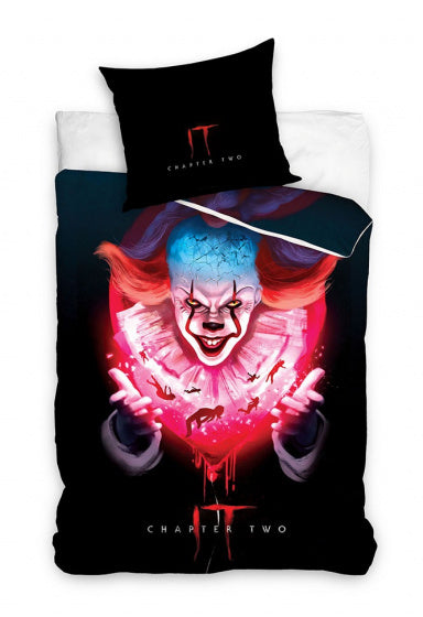 dekbedovertrek It Stephen King 140 x 200 cm zwart