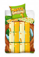 dekbedovertrek Math Genius junior 140 x 200 cm katoen