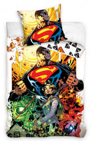 dekbedovertrek Superman 140 x 200 cm / 90 cm katoen