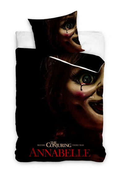dekbedovertrek The Conjuring 140 x 200 cm katoen zwart