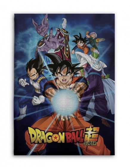 fleecedeken Dragon Ball Z 100 x 140 cm polyester blauw