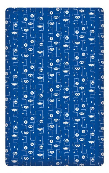 hoeslaken PJ Masks junior 90 x 190 cm katoen blauw