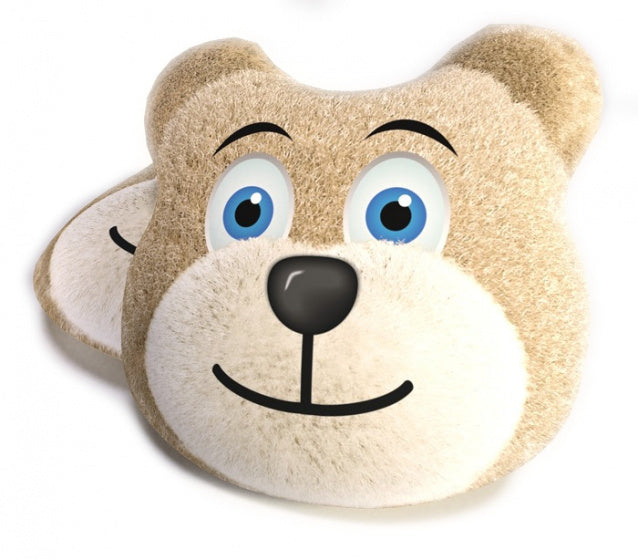 kussen Bear 40 cm polyester lichtbruin