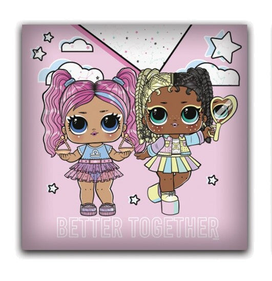 kussen L.O.L. Surprise Better Together 40 cm roze
