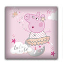 kussen Peppa Pig vierkant 40 cm roze