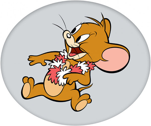 kussen Tom & Jerry muis 40 cm polyester grijs/bruin