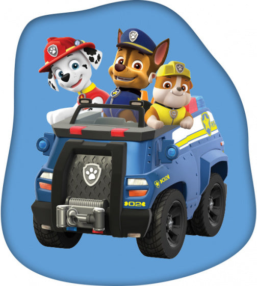 kussen Paw Patrol 40 cm polyester blauw