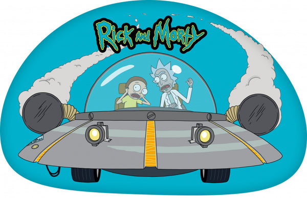 kussen Rick & Morty 40 cm polyester blauw