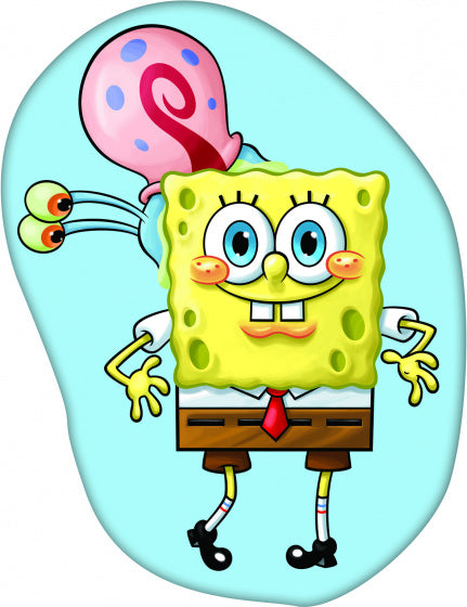 kussen Spongebob 40 cm polyester lichtblauw/geel