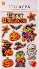 stickervel Happy Halloween 3D papier 12-delig