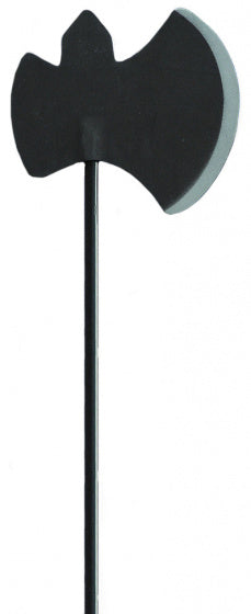 bijl 90 cm EVA grijs/zwart