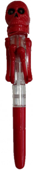 pen Skelet licht/beweging junior rood