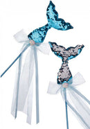 toverstafje zeemeermin meisjes 40 cm blauw/zilver