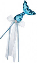 toverstafje zeemeermin meisjes 40 cm blauw/zilver