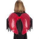 vleugels duivel meisjes 44 x 45 cm rood