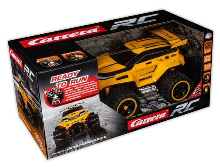 monstertruck RC Gear Monster 2.0 1:18 oranje/zwart