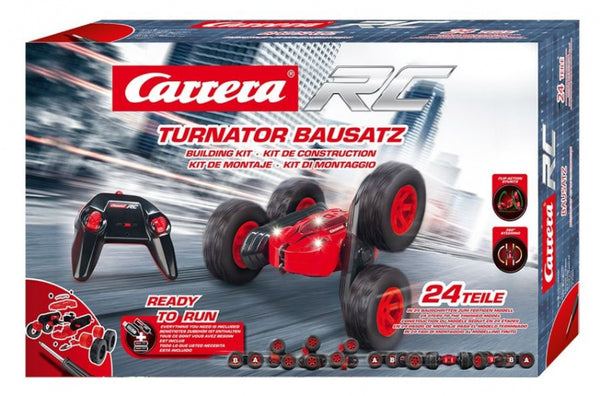 raceauto bouwpakket jongens rood/zwart 24-delig