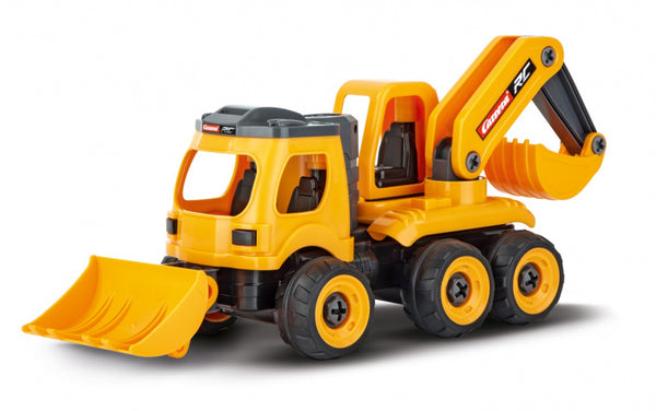 RC loader/graafmachine 40,7 cm oranje/zwart 2-delig