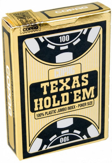 speelkaarten Poker Texas zwart