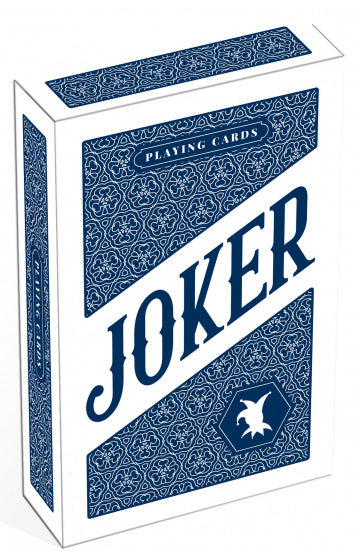 speelkaarten Bridge Joker karton blauw/wit (FR)