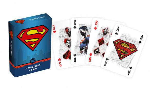 speelkaarten DC Comics Superman 8,8 cm karton