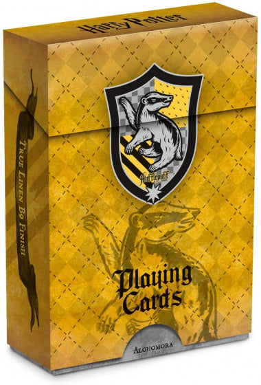 speelkaarten Harry Potter Huffelpuf geel/zwart