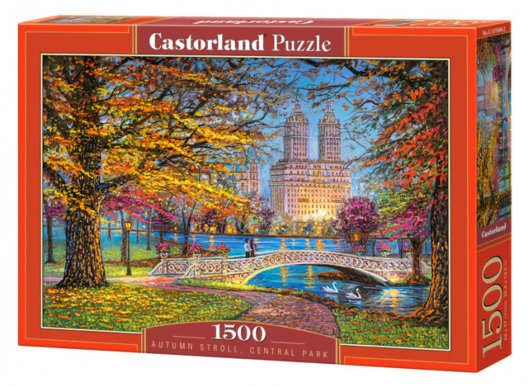legpuzzel Autumn Stroll Central Park 1500 stukjes
