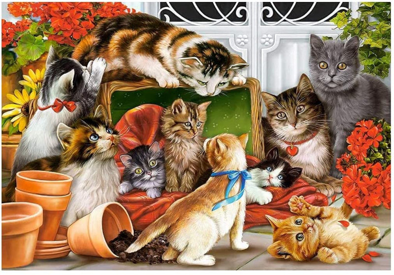 legpuzzel Kittens Play Time 1500 stukjes