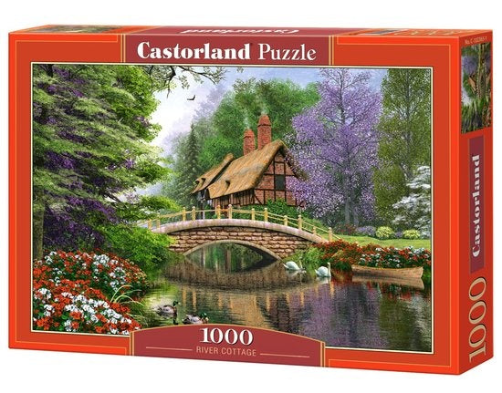 Castorland Legpuzzel River Cottage, 1000st.