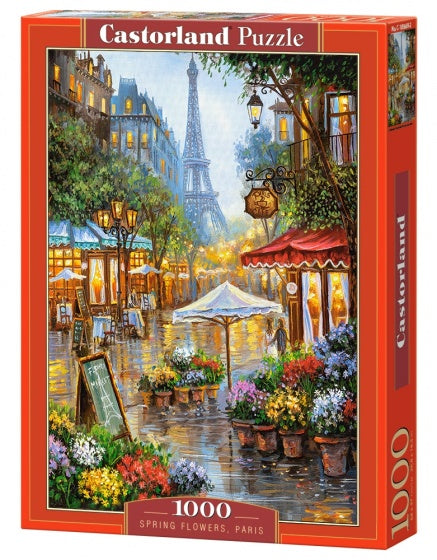 Castorland Legpuzzel Spring Flowers Paris, 1000st.