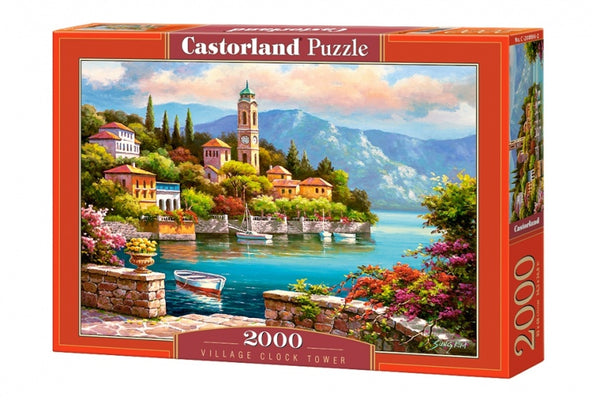 legpuzzel Village Clock Tower 2000 stukjes