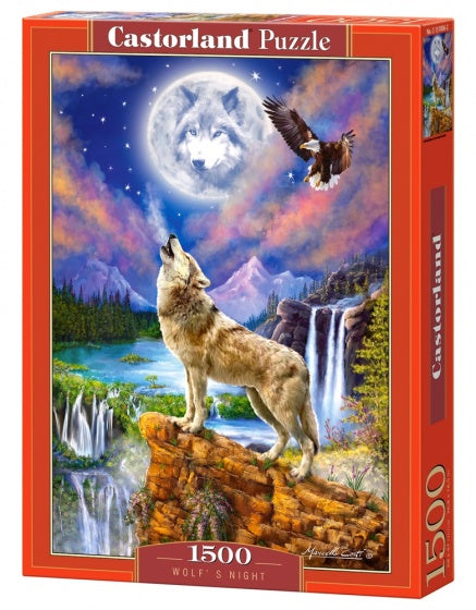 legpuzzel Wolf's Night 1500 stukjes