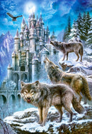 legpuzzel Wolves and Castle 1500 stukjes