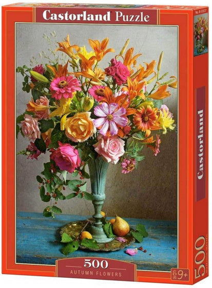 puzzel Autumn Flowers 47 cm karton 500 stukjes