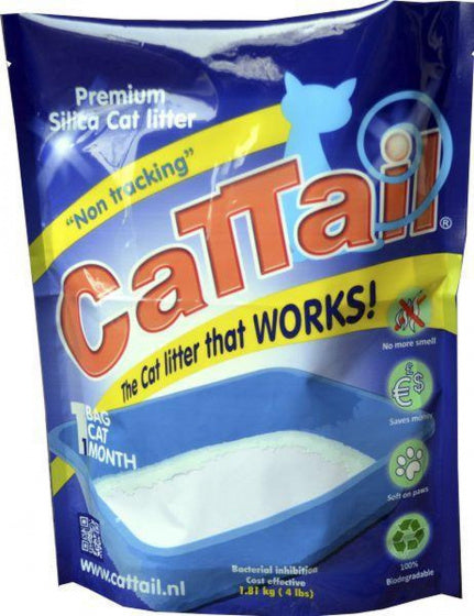 CATTAIL TRACKLESS SILICA KATTENBAKVULLING 3,8 LTR 1,8 KG