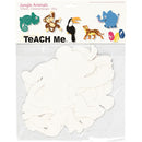 jungledieren TeACH Me 14 - 25 cm karton wit 16 stuks