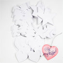 knutselset kerstfiguren 6-10 cm karton wit 300 stuks