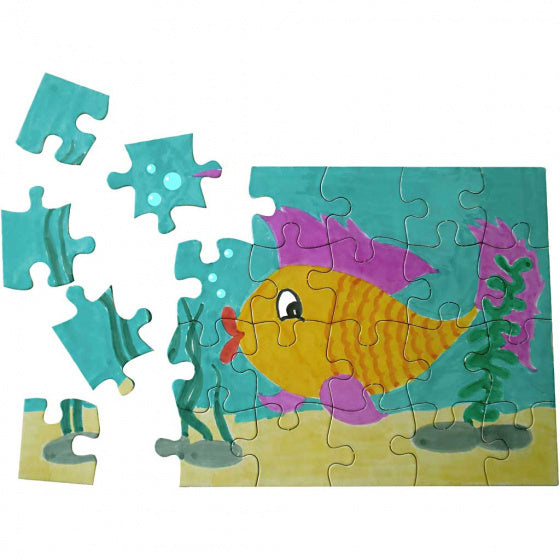 legpuzzel/kleurplaat TeACH Me junior 16 stukjes