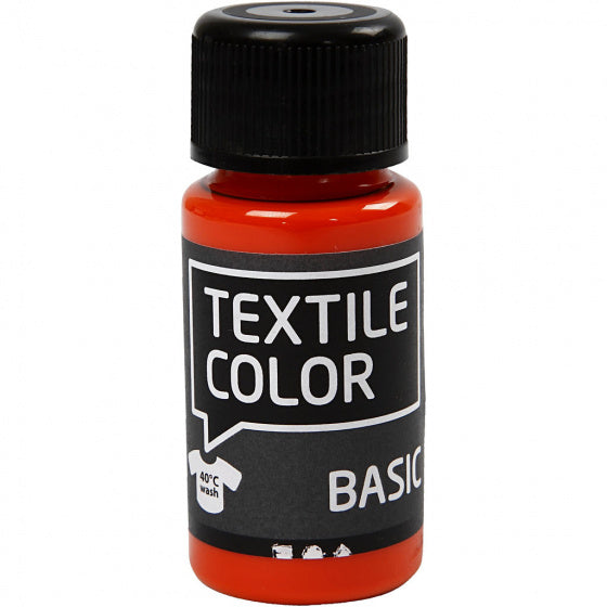 Textile Color Semi-dekkende Textielverf - Oranje, 50ml