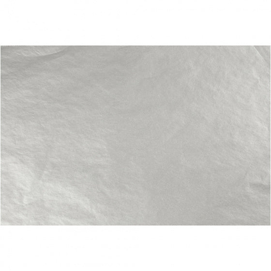 tissuepapier 50 x 70 cm papier zilver 25 stuks